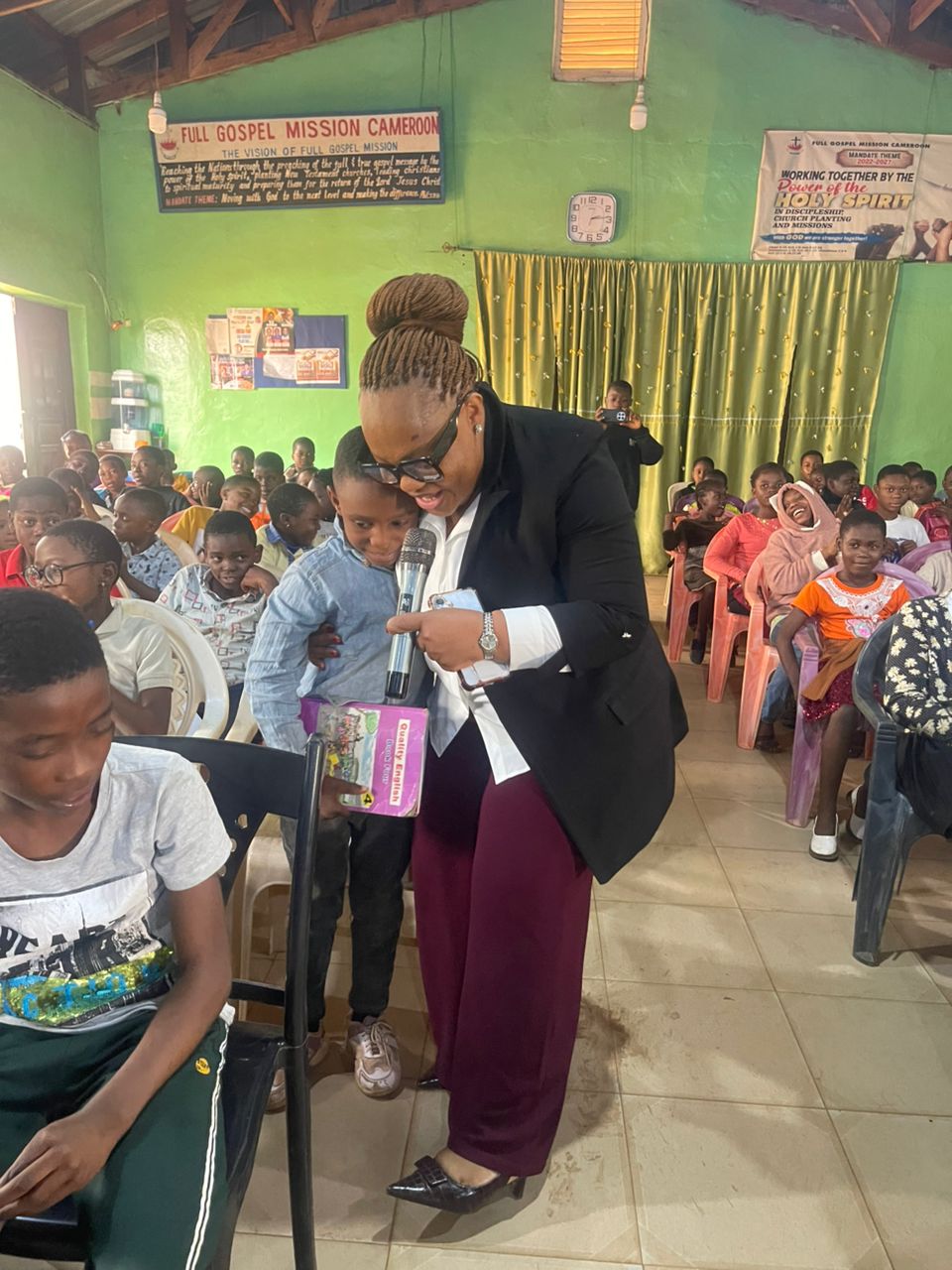 Interview on National Radio Station in Bamenda about safeguarding and child protection